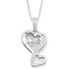 Love Grows&trade; Sterling Silver Love Grows Mom Pendant Necklace