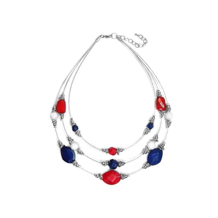 Studio By Carol Dauplaise Multi-row Illusion Necklace