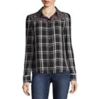 A.n.a Print Mix Western Top