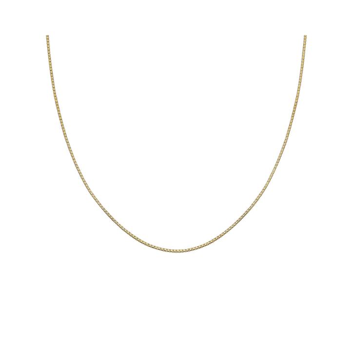 Gold Over Sterling Silver 18 015 Gauge Box Chain