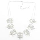 Vieste Rosa Fashion Pearl Womens Brass Collar Necklace