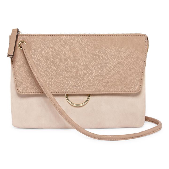 Project Runway Faux Top Zip Crossbody Bag