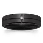 Unisex White Diamond Band