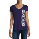 Us Polo Assn. Short Sleeve V Neck T-shirt-womens