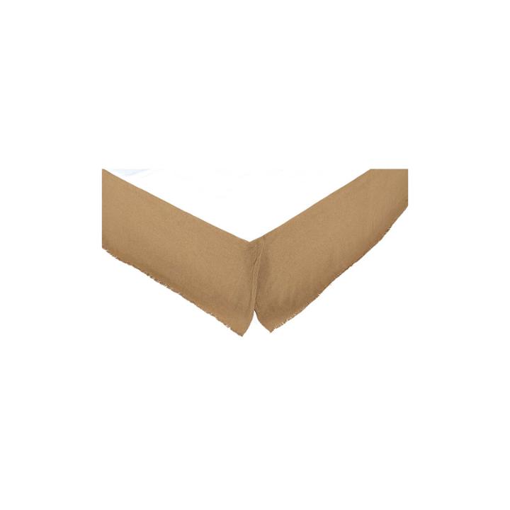 Vhc Brands Burlap Natural Quilt & Accessories