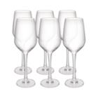 Zak Designs Trinity Set Of 6 White Wine Glasses