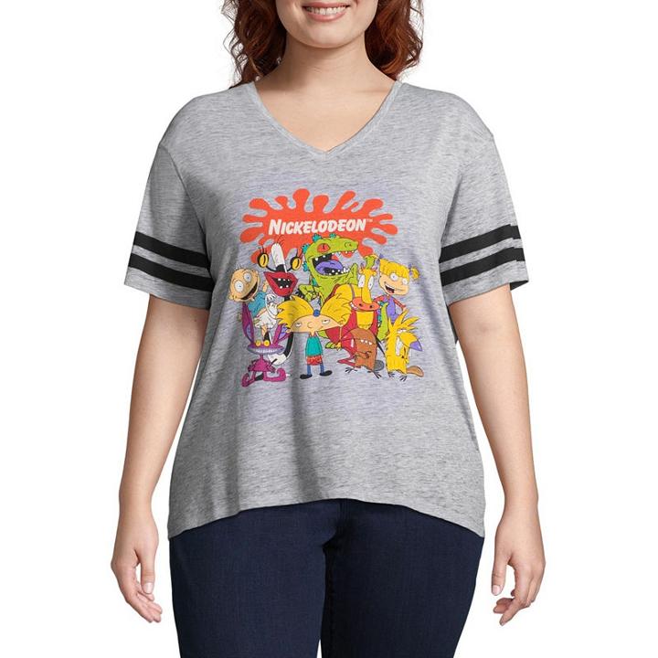 Nickelodeon Varsity Tee - Juniors Plus