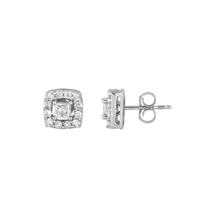 Limited Quantities 3/4 Ct. T.w. Princess-cut Diamond Earrings