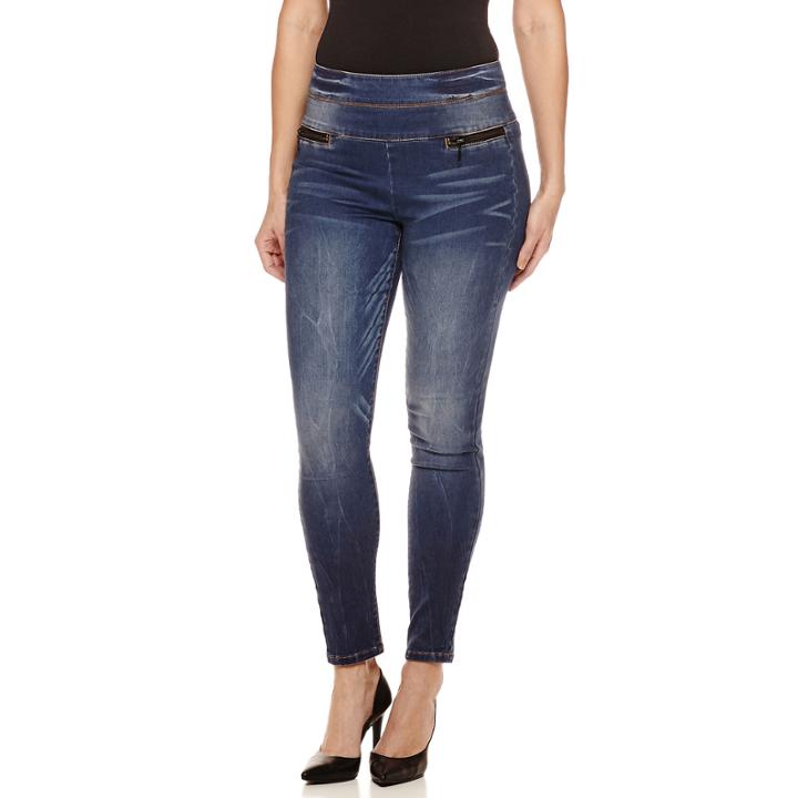 Bisou Bisou Stacked Waist Skinny Jeans