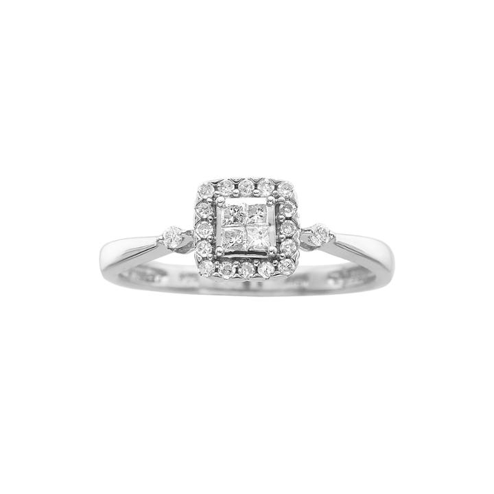 Ct. T.w. Princess Diamond Promise Ring