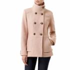 Bgsd Women's Boucle Wool Blend Pea Coat