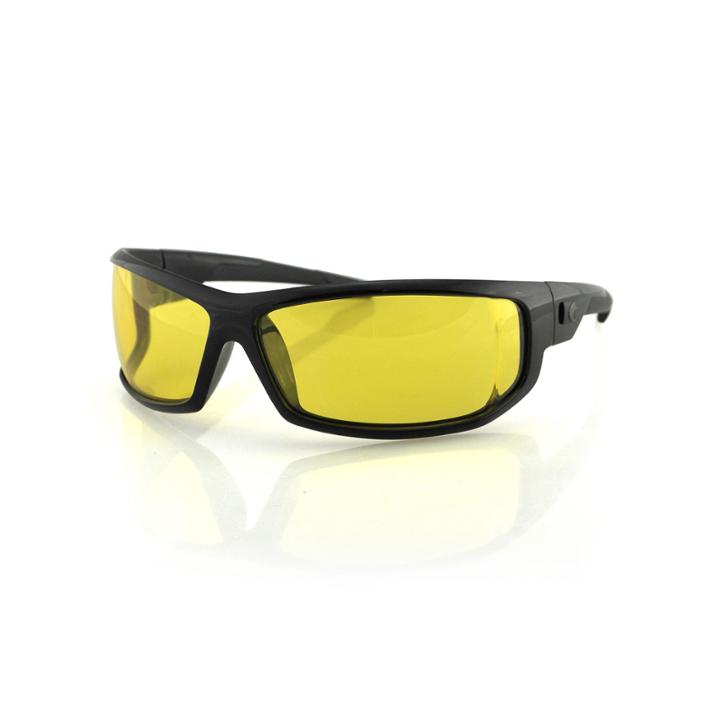 Bobster Axl Sunglasses-black Frame-anti-fog Yellowlens