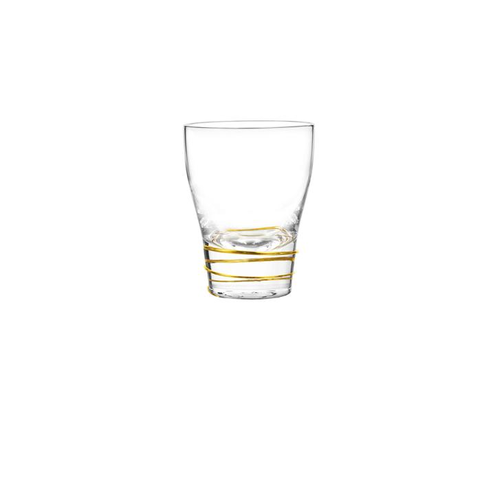 Qualia Glass Helix 4-pc. Double Old Fashioned