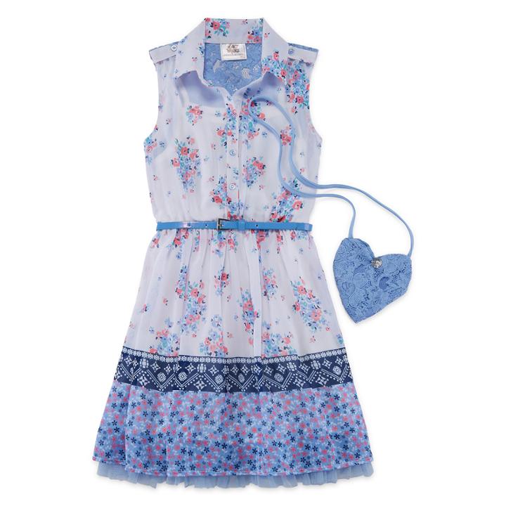 Knit Works Sleeveless Shirt Dress - Preschool