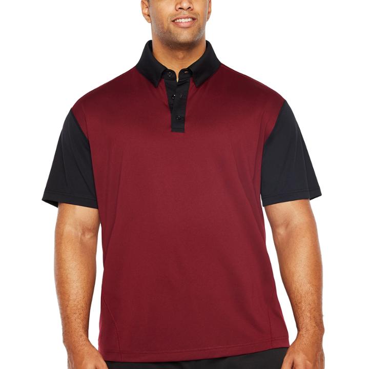 Msx By Michael Strahan Short Sleeve Jersey Polo Shirt Big And Tall
