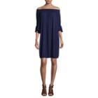 A.n.a Smocked Flutter Sleeve Dress - Tall