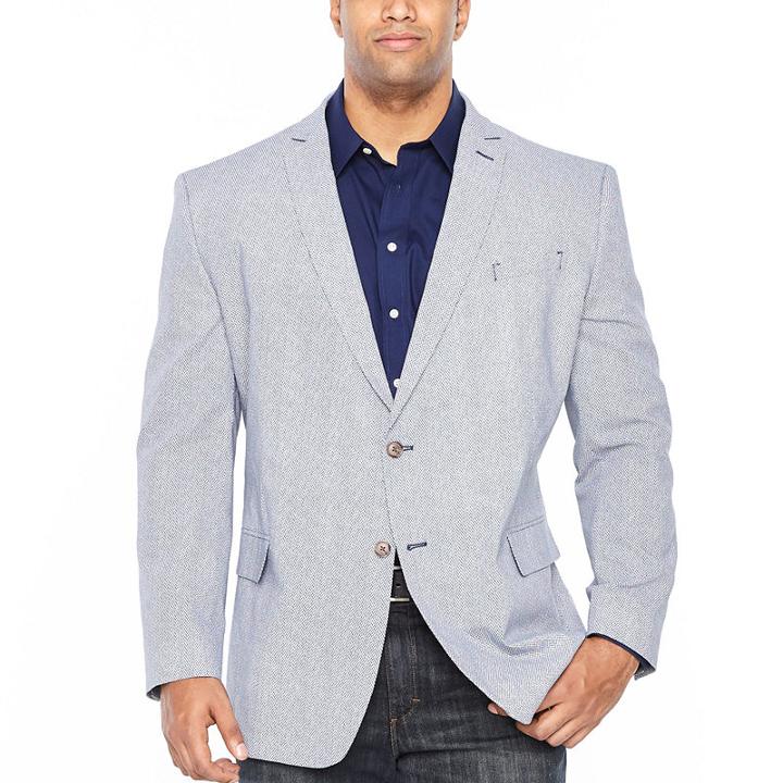Jf J.ferrar Diamond Sport Coat - Big And Tall