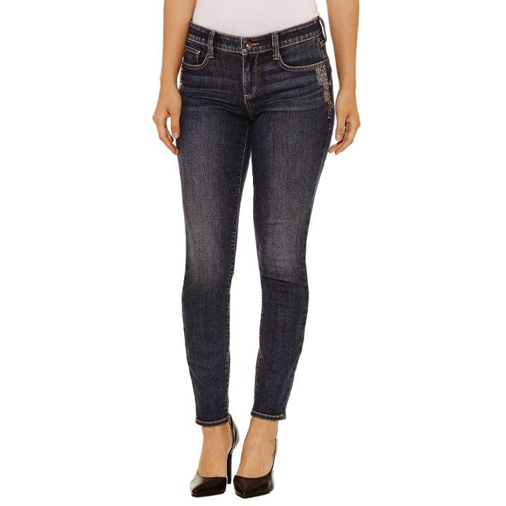 Bold Elements Embellished Skinny Jeans