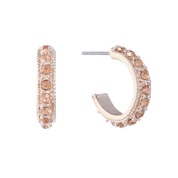 Monet Jewelry Orange Hoop Earrings