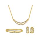 3-pc. 1/5 Ct. T.w. White Diamond Gold Over Brass Jewelry Set