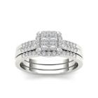Original Moxie Womens 3/4 Ct. T.w. White Diamond 10k Gold Bridal Set
