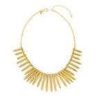 Kjl By Kenneth Jay Lane Gold-tone Spike Necklace