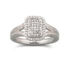 1/10 Ct. T.w. Diamond Split Shank Ring