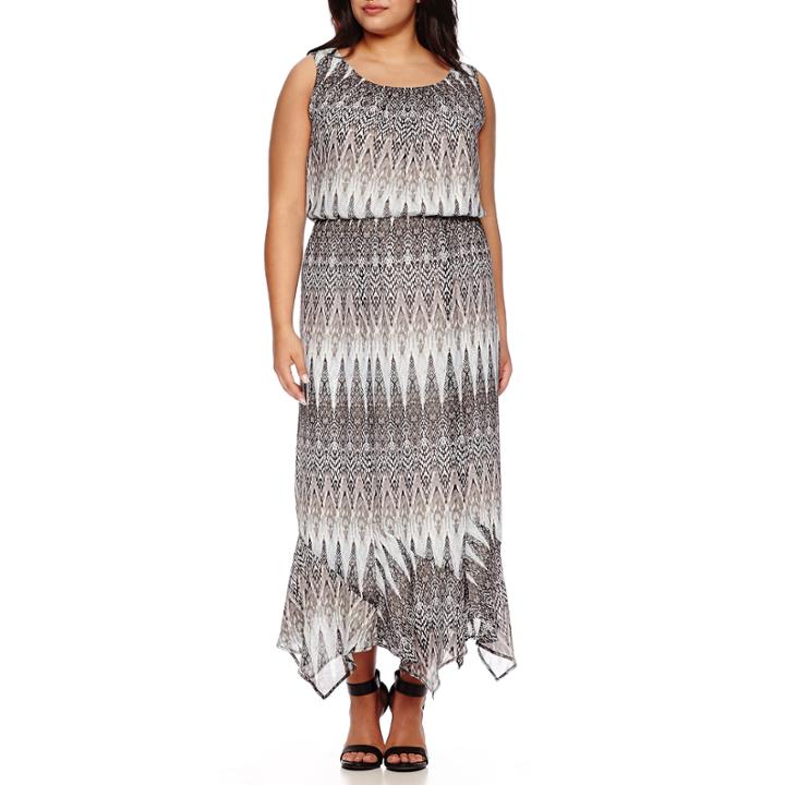 Alyx Sleeveless Hanky-hem Dress - Plus