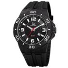 Joshua & Sons Mens Black Strap Watch-j-115bk