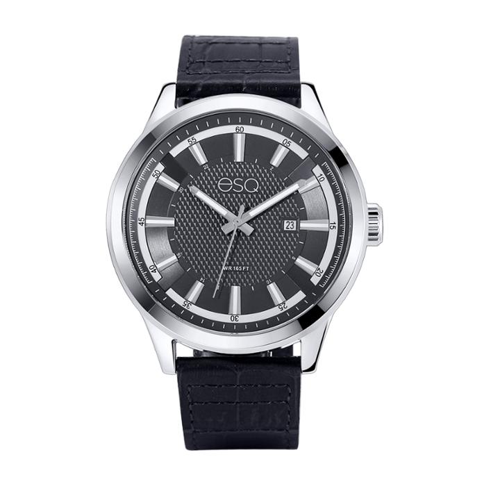 Esquire Esq Mens Black Strap Watch-37esq017201a