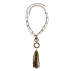 El By Erica Lyons Womens Round Beaded Necklace