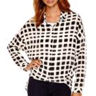 A.n.a Long-sleeve High-low Button-front Blouse
