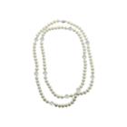 Cultured Freshwater Pearl & Crystal Sterling Silver Strand Necklace