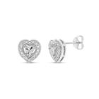 1/10 Ct. T.w. Round White Cubic Zirconia Sterling Silver Stud Earrings