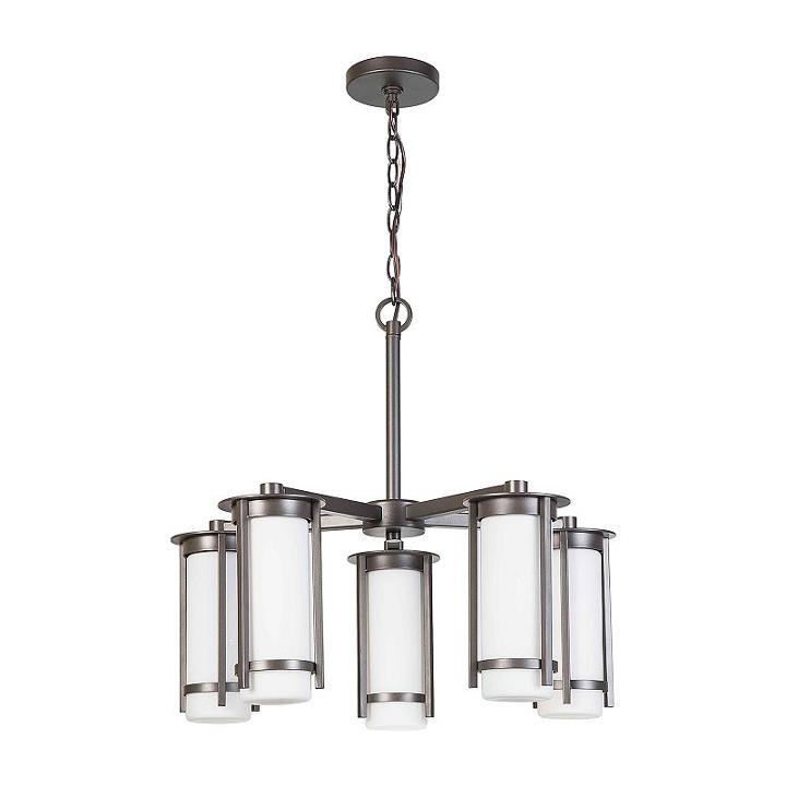Eglo Truxton 5 Light 24 Inch Graphite Chandelier Ceiling Light