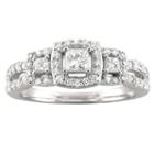 Love Lives Forever Womens 3/4 Ct. T.w. Diamond White 3-stone Ring
