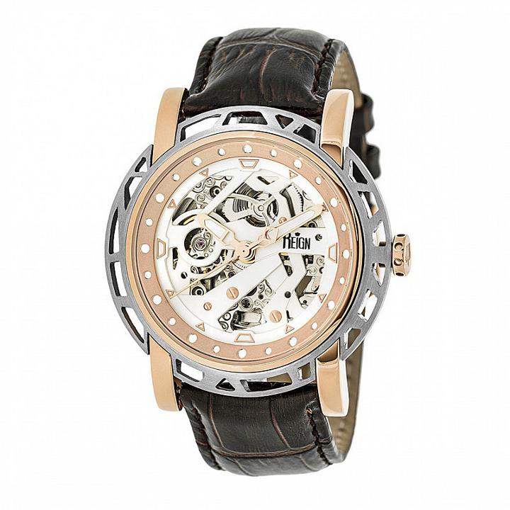 Reign Unisex Brown Strap Watch-reirn3703
