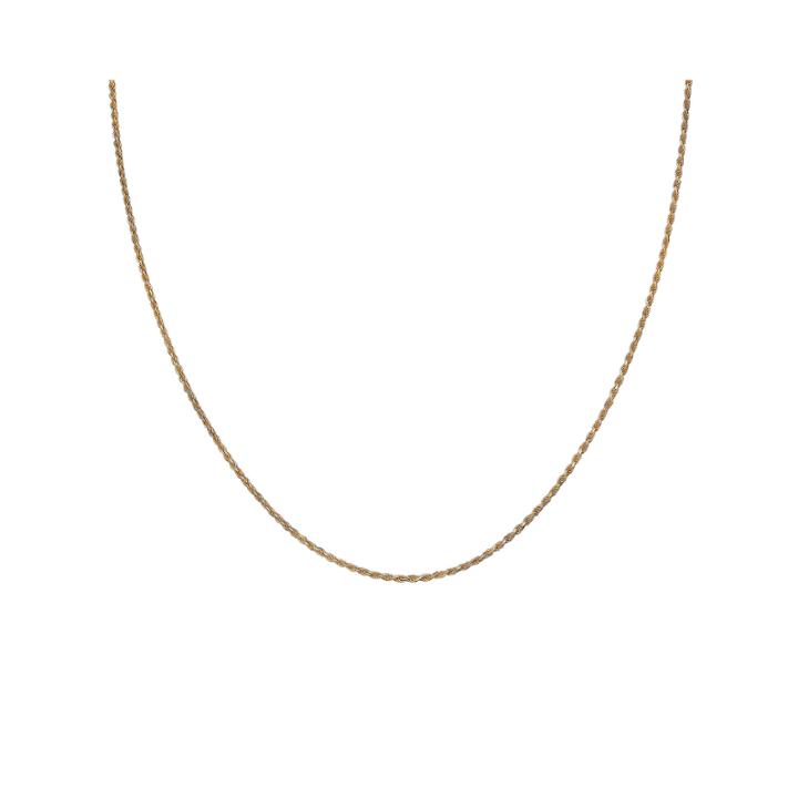 Gold Over Sterling Silver 18 Rope Chain