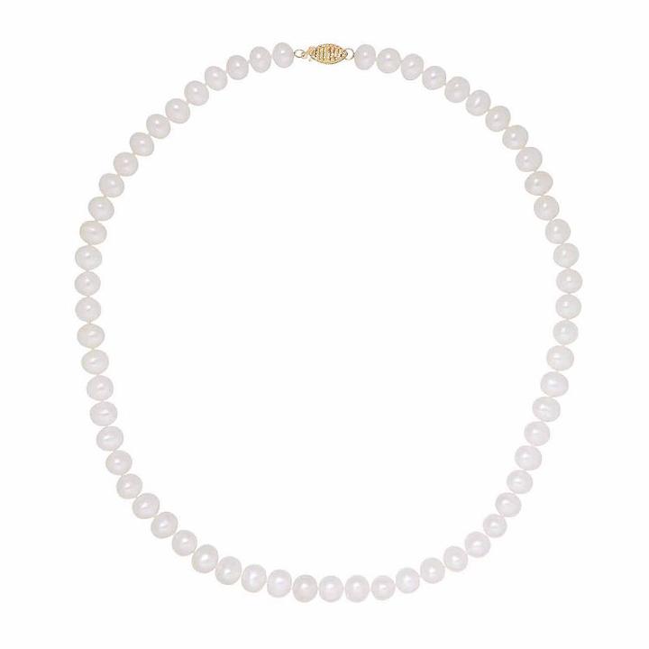 Sofia Womens Cultured Freshwater Pearl 14k Gold Strand Necklace