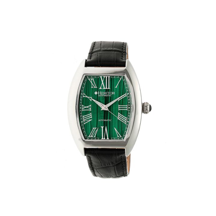 Heritor Baron Mens Black Strap Watch-herhr6003