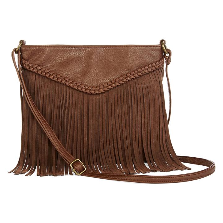 T-shirt & Jeans&trade; Braided Fringe Crossbody Bag