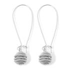 Monet Swirl Silver-tone Wire Earrings