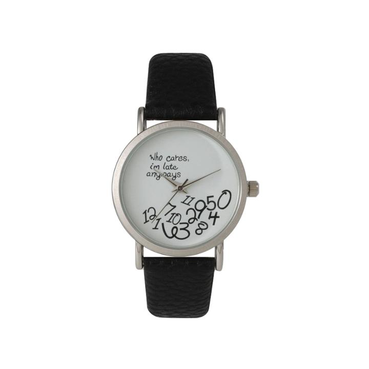 Olivia Pratt Womens Black Strap Watch-15189black