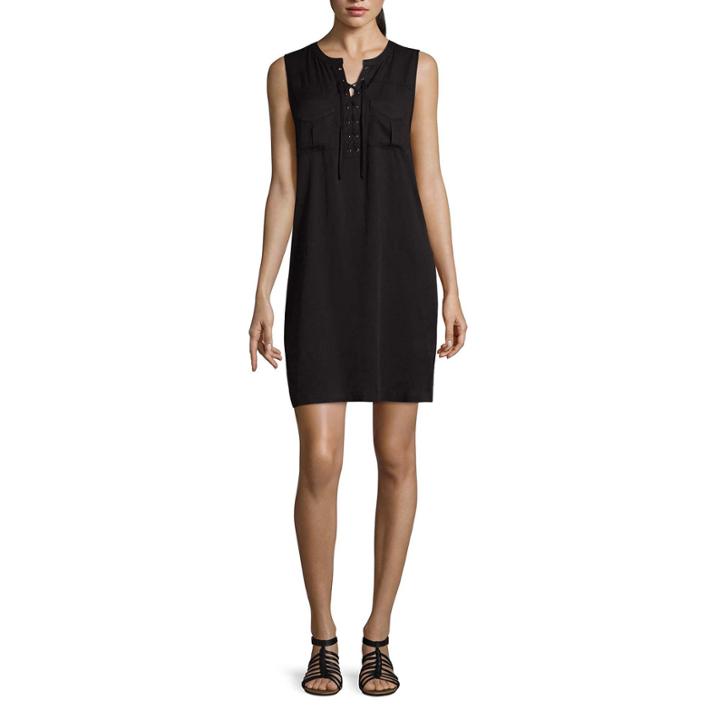 A.n.a Sleeveless Shirt Dress