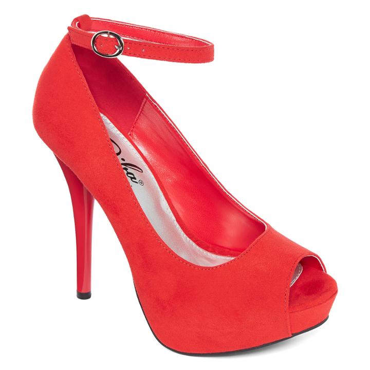 Diba London Kacey Peep-toe Platform Pumps