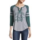 California Lace Up Baseball Tee - Juniors