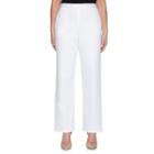 Alfred Dunner Sun City Woven Flat Front Pants