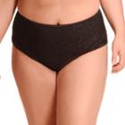 Paramour Brocade High Waist Swimsuit Bottom-plus