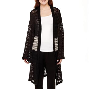 Olsenboye Long-sleeve Contrast Hatchi Duster