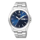 Citizen Mens Blue Dial Stainless Steel Watch Bf0580-57l